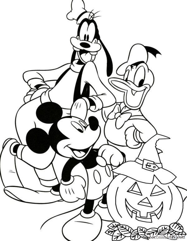 Disney Junior Coloring Pages Mickey Mouse Clubhouse Halloween Coloring4free Coloring4free Com