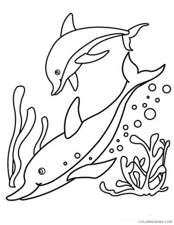 Coloring4free realistic dolphin coloring pages jumping out […] 