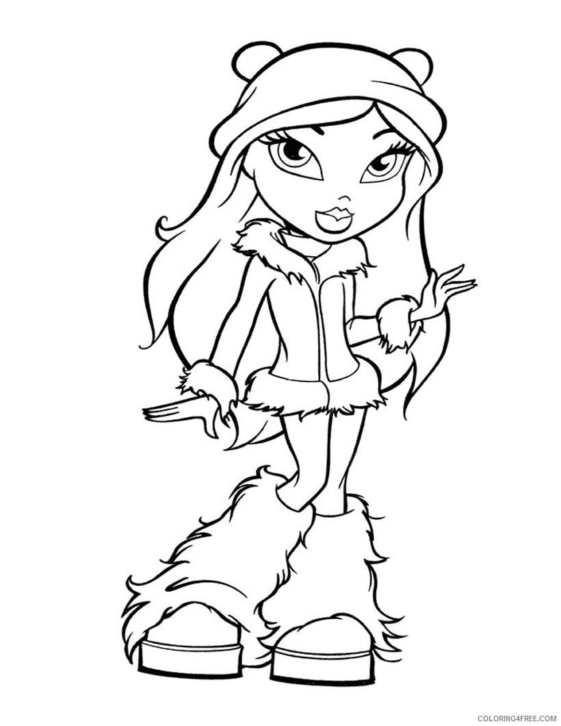 free bratz coloring pages for kids Coloring4free - Coloring4Free.com