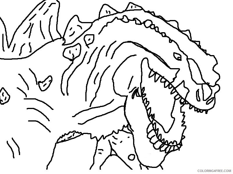 Monster Truck coloring pages - Free 44+ Godzilla Coloring Pages