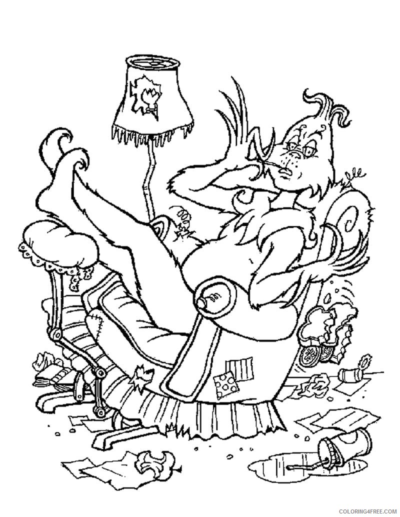 grinch coloring pages max the dog Coloring4free - Coloring4Free.com