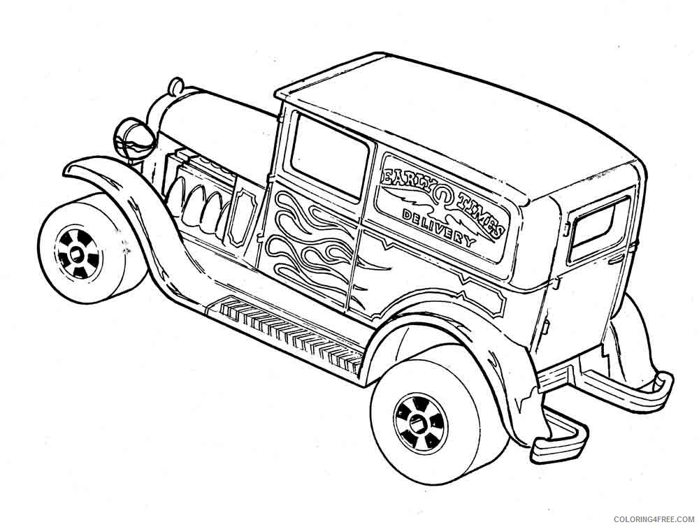 Hot Wheels Coloring Pages To Print Coloring4free Coloring4free Com