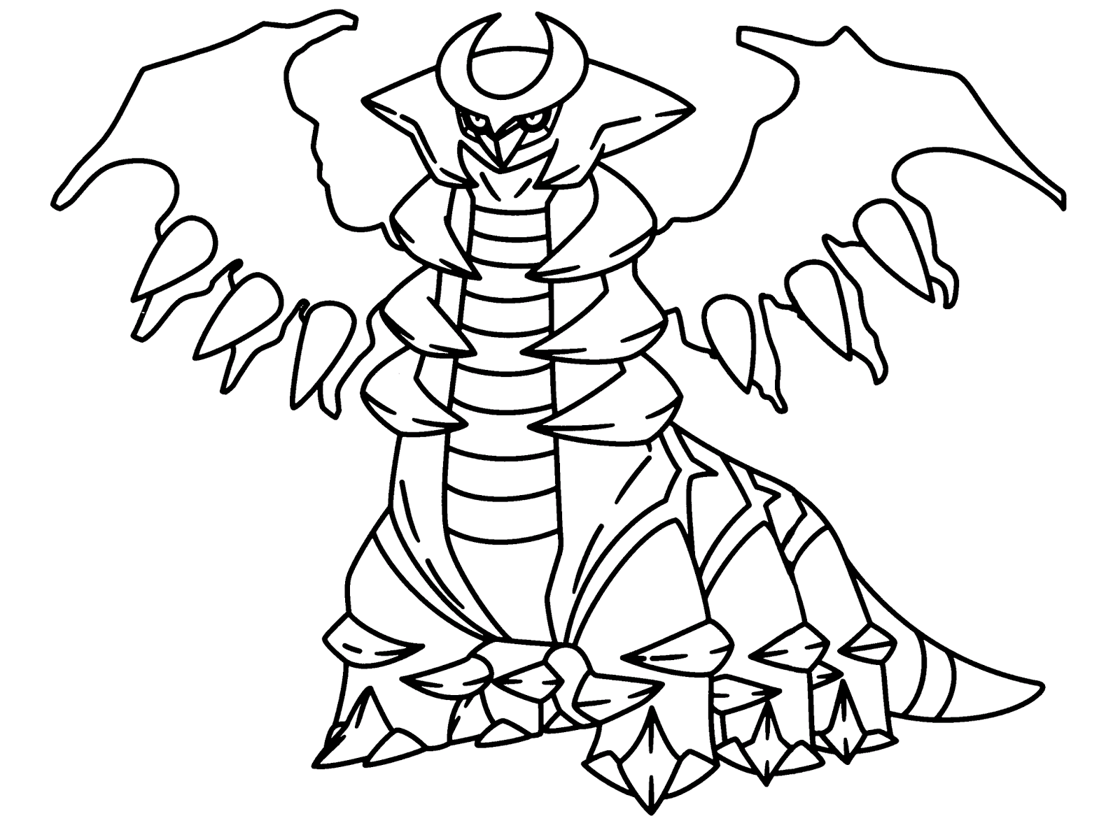 Lugia Legendary Pokemon Coloring Pages Coloring4free Coloring4free Com