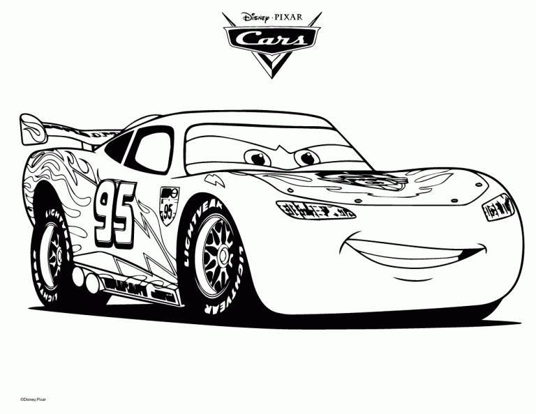 lightning mcqueen coloring pages and sally Coloring4free ...