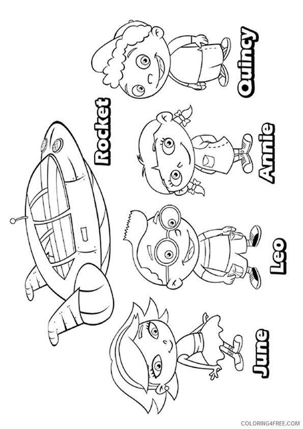 Little Einsteins Coloring Pages To Print Coloring4free Coloring4free Com