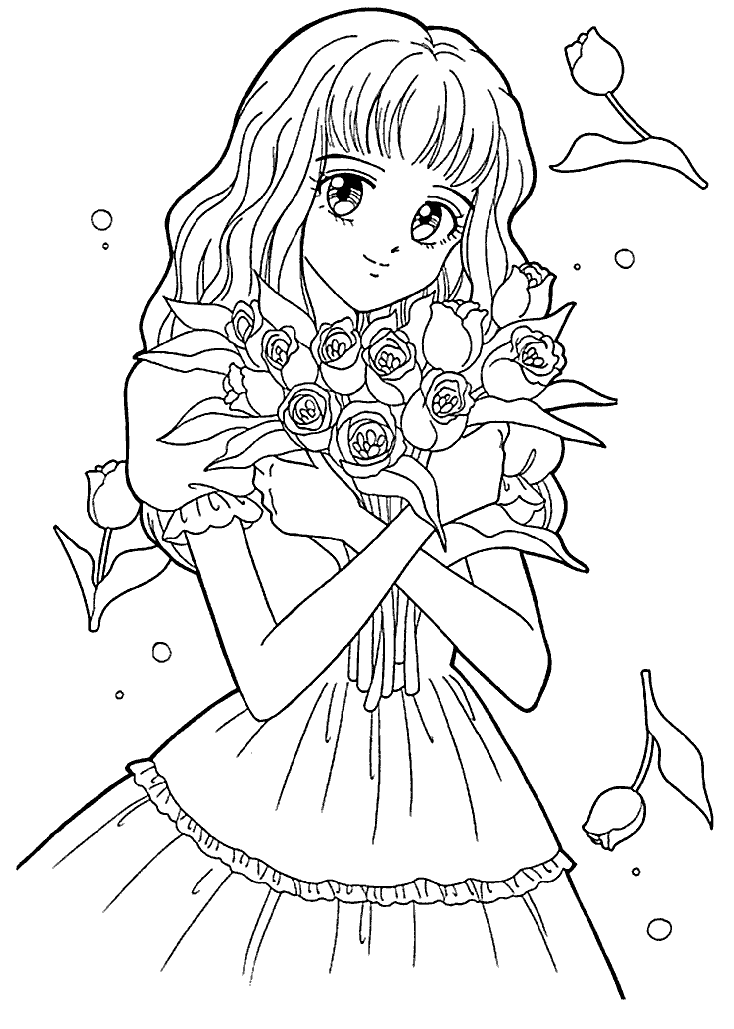 Download Anime Coloring Pages Sakura Coloring And Drawing