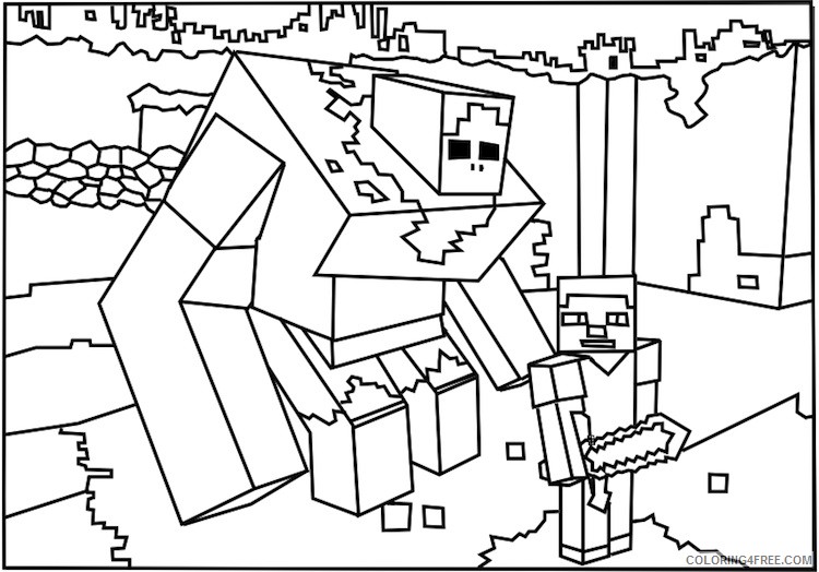 Featured image of post Minecraft Free Coloring Pages For Boys