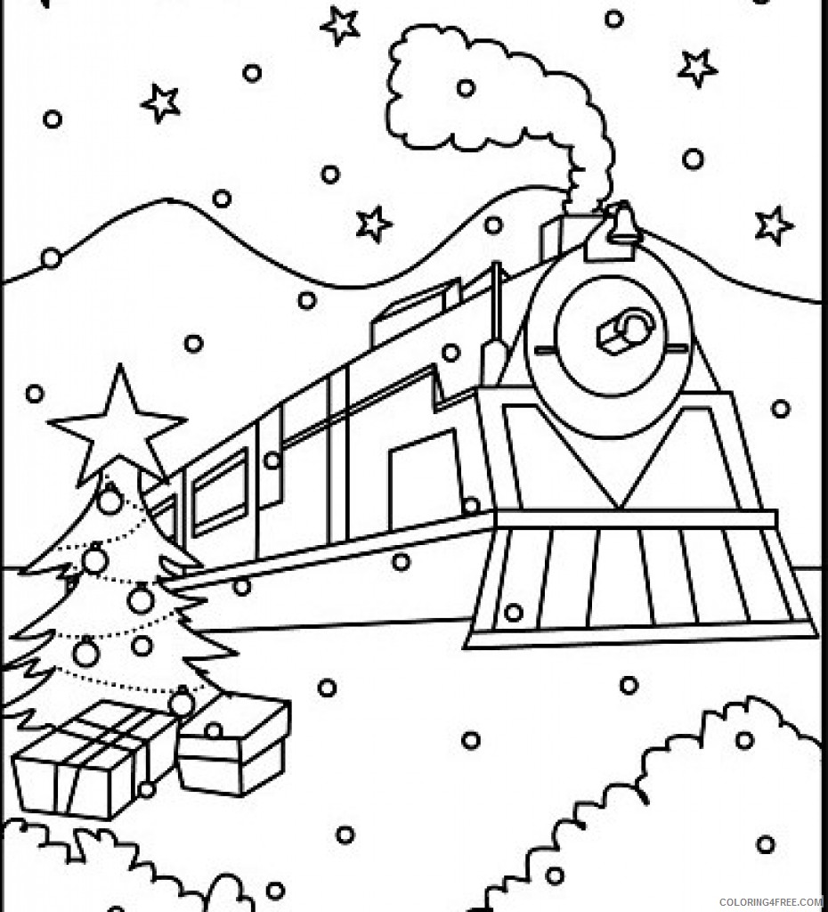 Polar Express Coloring Pages Printable Coloring4free Coloring4free Com