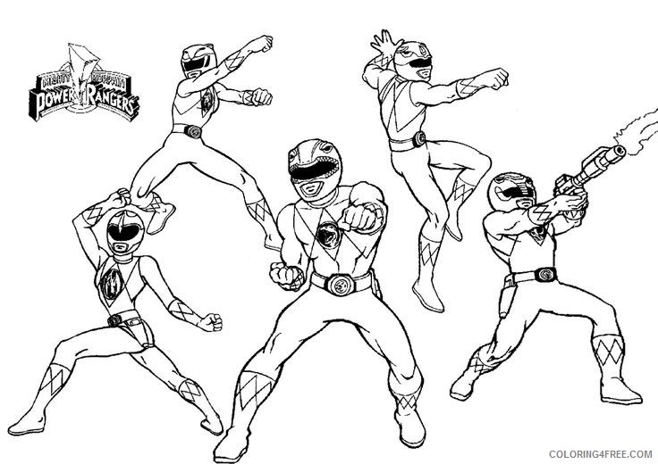 power ranger coloring pages pink ranger coloring4free