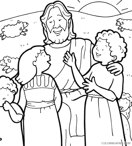 Printable Jesus Coloring Pages For Kids Coloring4free Coloring4free Com