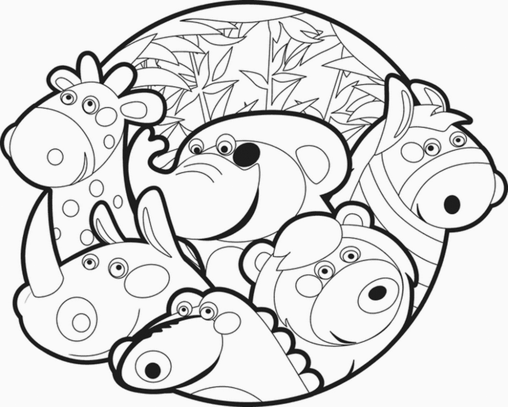 Printable Zoo Animal Coloring Pages For Kids Coloring4free Coloring4free Com