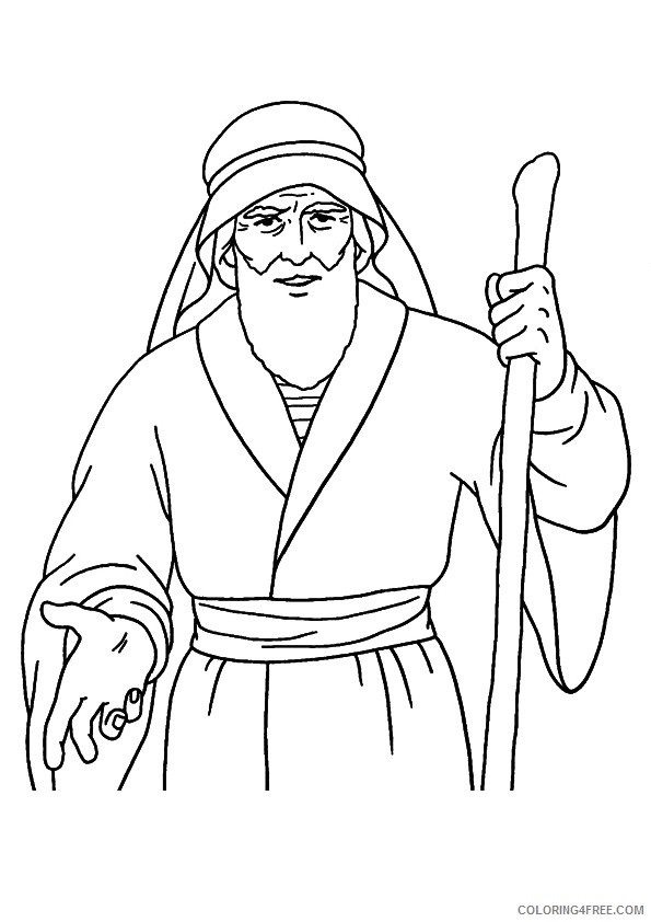prophet moses coloring pages Coloring4free - Coloring4Free.com
