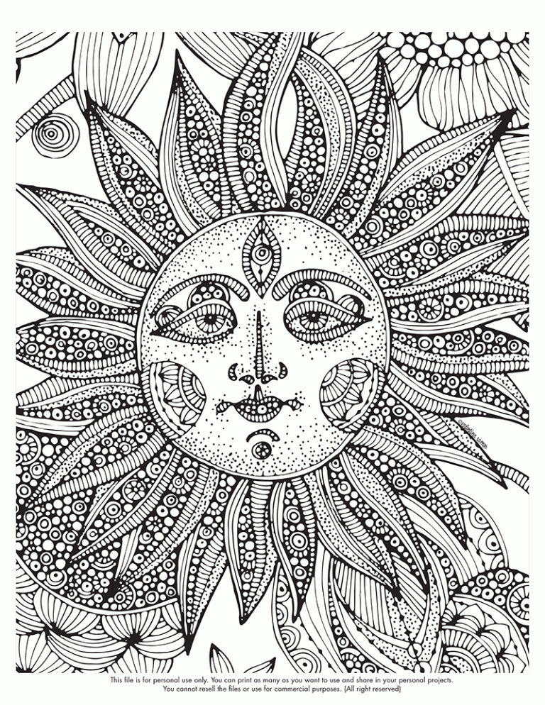 psychedelic coloring pages mushroom Coloring4free - Coloring4Free.com