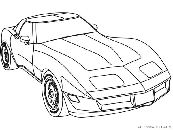 Race Car Coloring Pages Muscle Cars Coloring4free Coloring4free Com