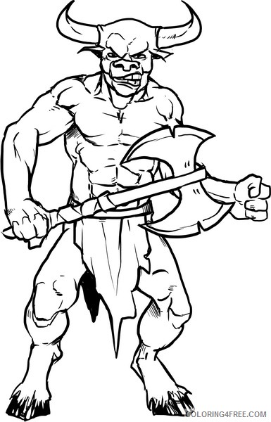 Scary Coloring Pages Devil Coloring4free Coloring4free Com