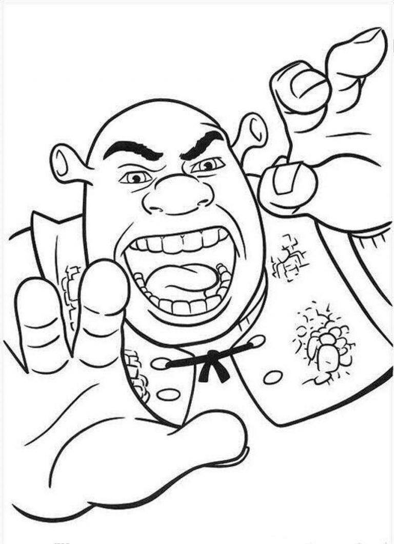 Shrek Coloring Pages Cartoons shrek_08 Printable 2020 5418 ...