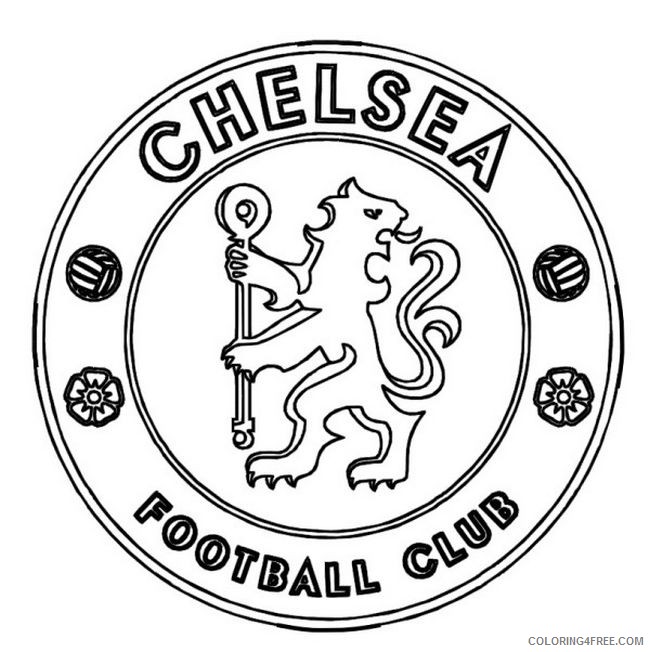 Soccer Coloring Pages Barcelona Logo Coloring4free Coloring4free Com