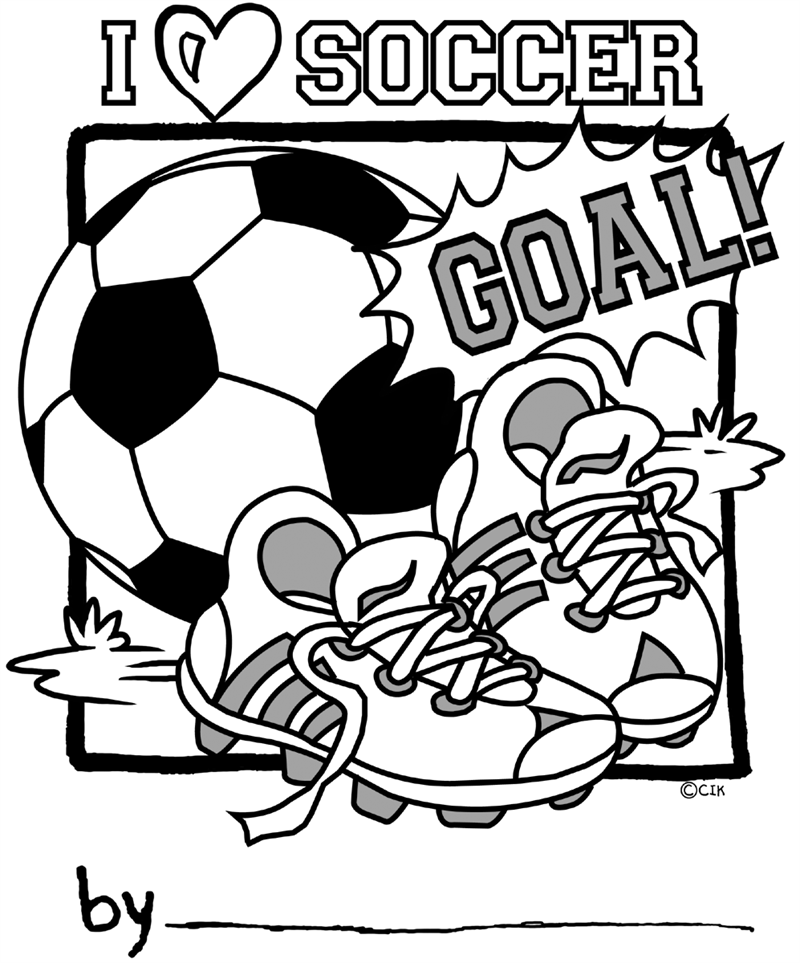 Soccer Coloring Pages To Print Coloring4free Coloring4free Com