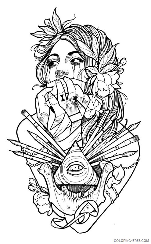Featured image of post Rose Tattoo Coloring Pages For Adults / Coloring page special mother&#039;s day !