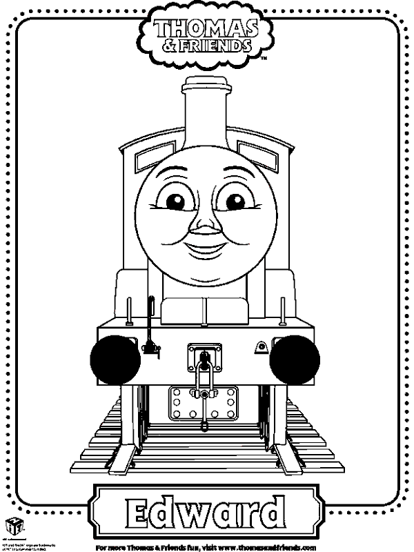 Download Thomas And Friends Coloring Pages Edward Coloring4free Coloring4free Com