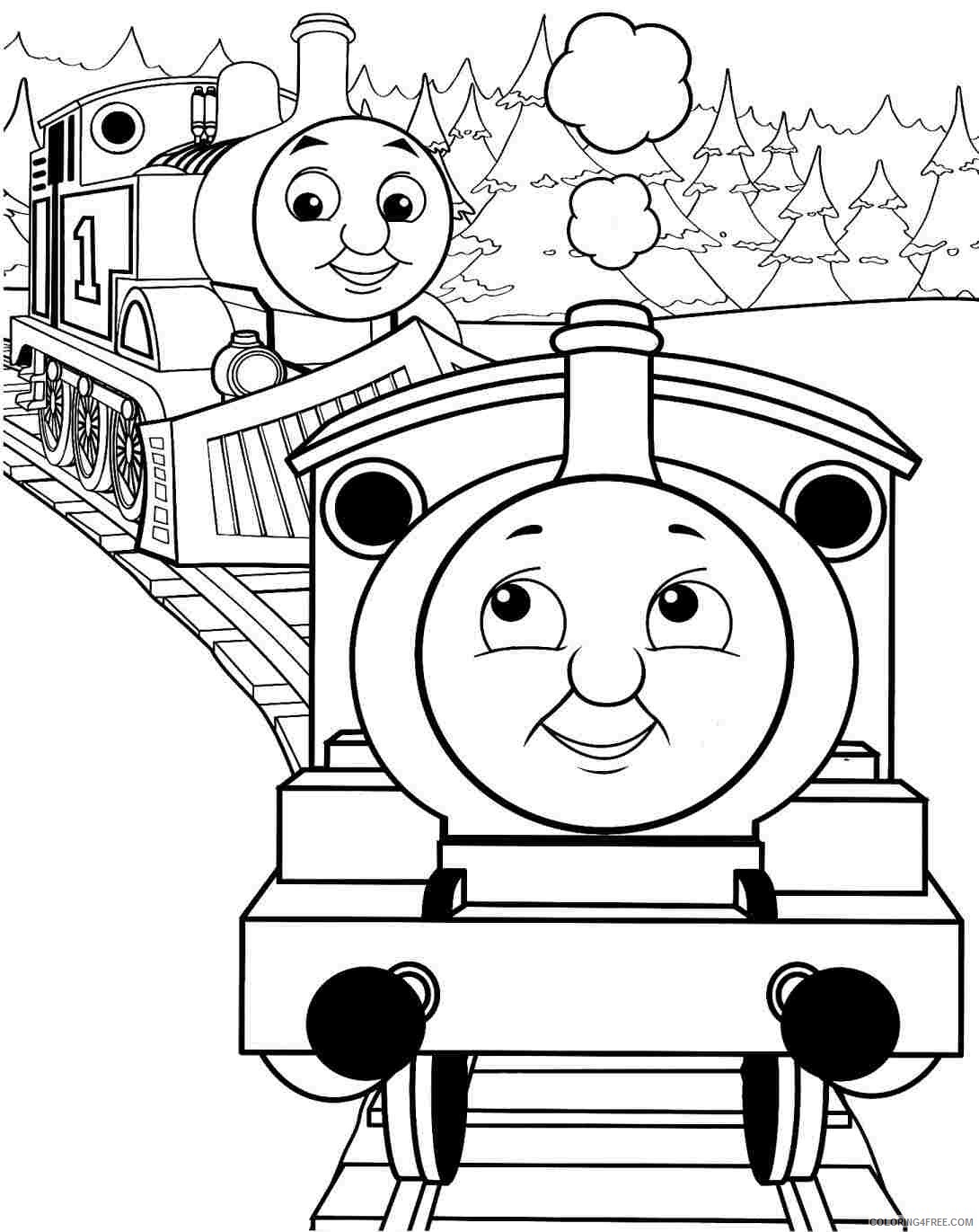 Download Thomas And Friends Coloring Pages With Percy Coloring4free Coloring4free Com