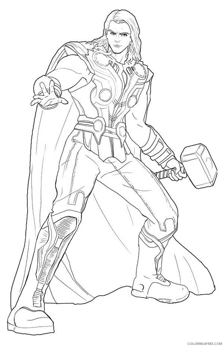 thor coloring pages to print Coloring20free   Coloring20Free.com
