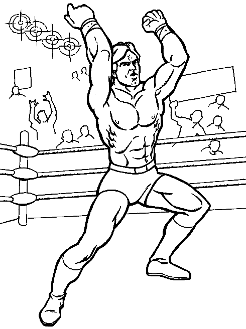 Wwe Coloring Pages Printable For Kids Coloring4free Coloring4free Com