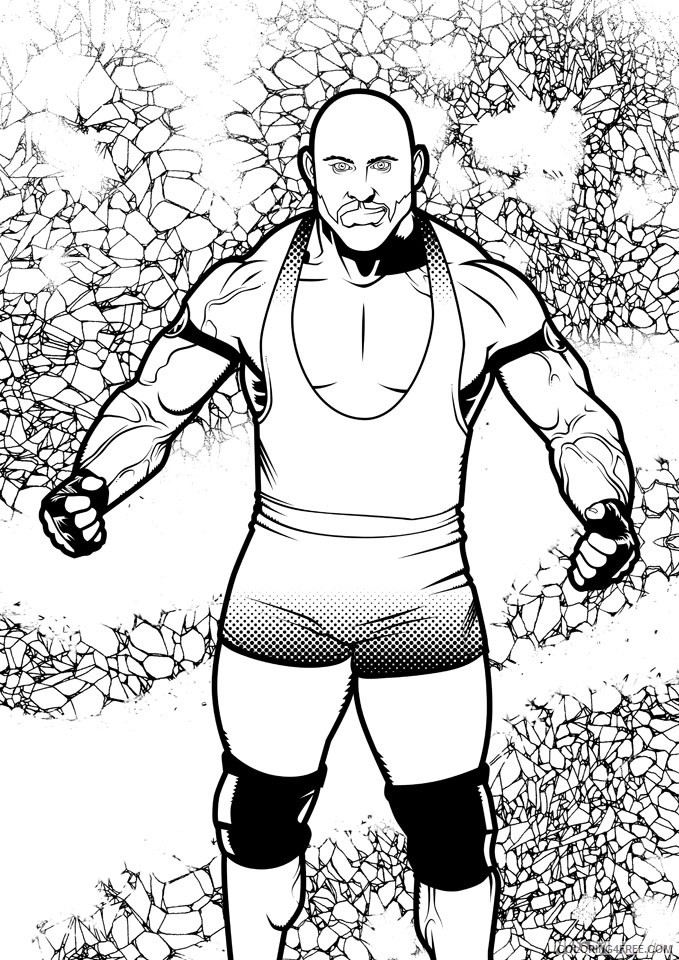 Wwe Coloring Pages Undertaker Coloring4free Coloring4free Com