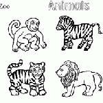 Zoo Animal Coloring Pages