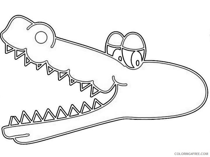 alligator mouth N9Hb9j coloring