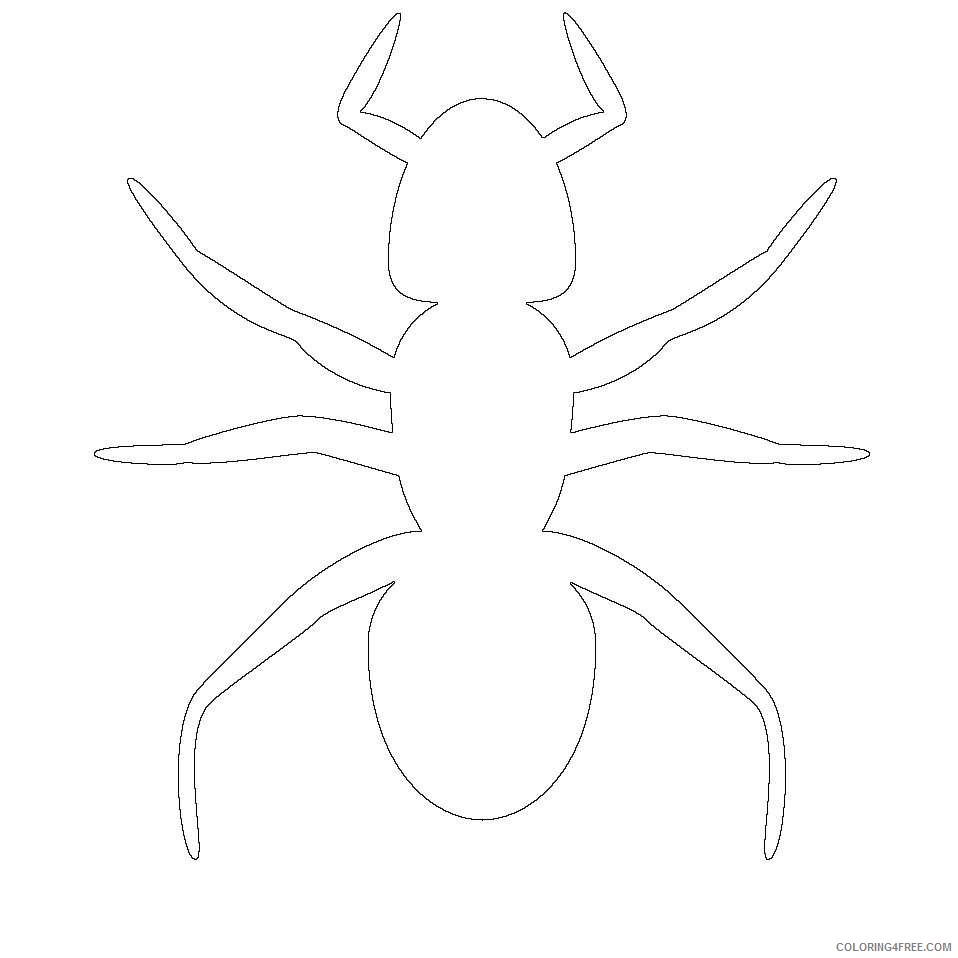 ant stock photo illustration of an ant silhouette 10642 dxQ9p0 coloring
