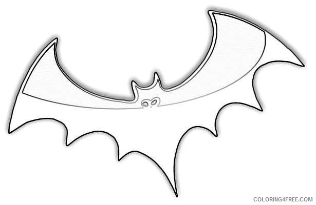 bat black and white eQ9JjT coloring
