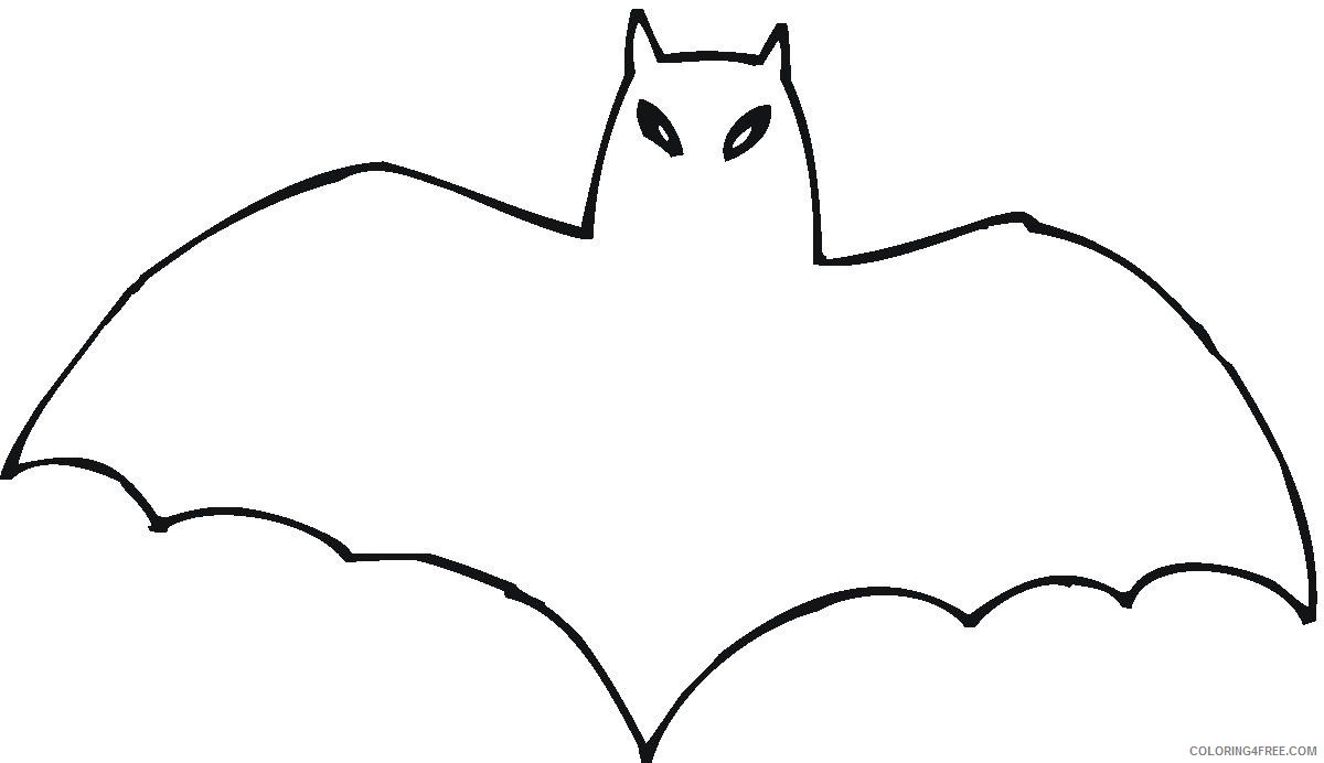 bat outline co 5ukSUR coloring
