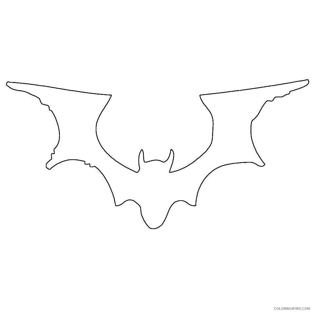 bat silhouette best Km2Jk7 coloring - Coloring4Free.com