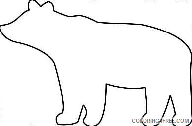 bear silhouette http www wpclipart com animals b bears more bears g4sgMN coloring