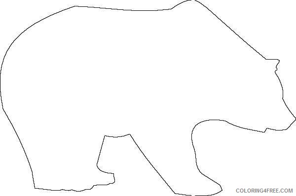 bear silhouette online 2wEOoR coloring