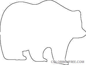 bear silhouette online EKmGvM coloring