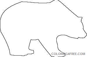 bear silhouette online fFxCgq coloring