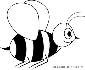 bee black and white bvSssd coloring
