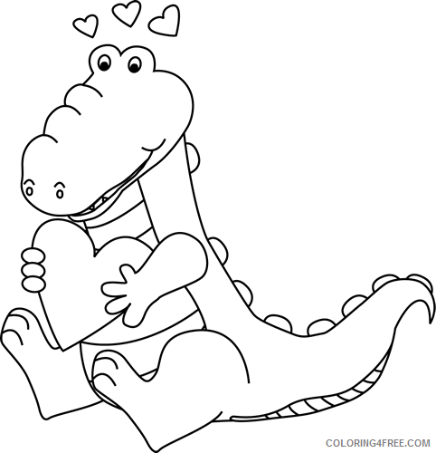 black and white alligator valentine s day love black and white yb8Ui9 coloring