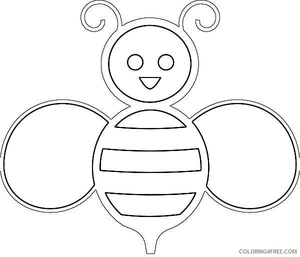 black and white bee online mn9h3p coloring