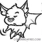character bat pig animal computer graphic illustrations and mDBRKJ coloring