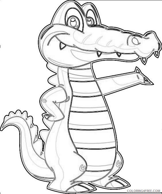 cute alligator aLk9g2 coloring