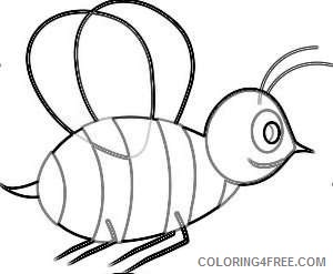 cute baby bee coloring