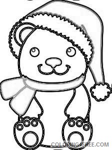 cute bear peM1H9 coloring