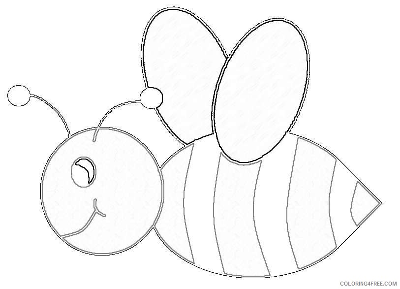 cute bee mL82Zt coloring
