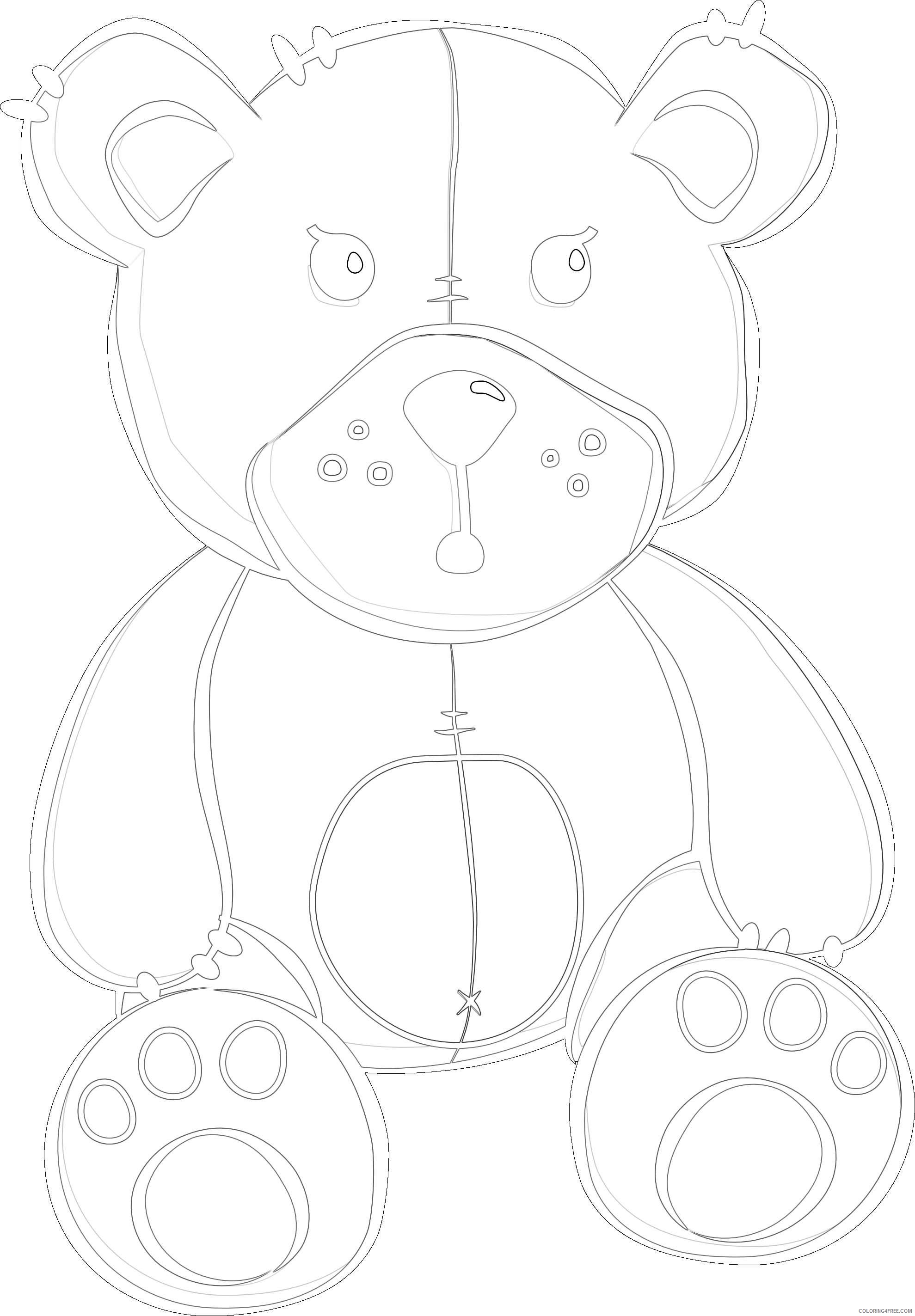 cute brown bear sApJPc coloring