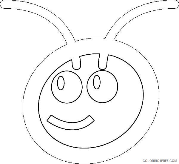 cute cartoon ant head online zs1JLC coloring