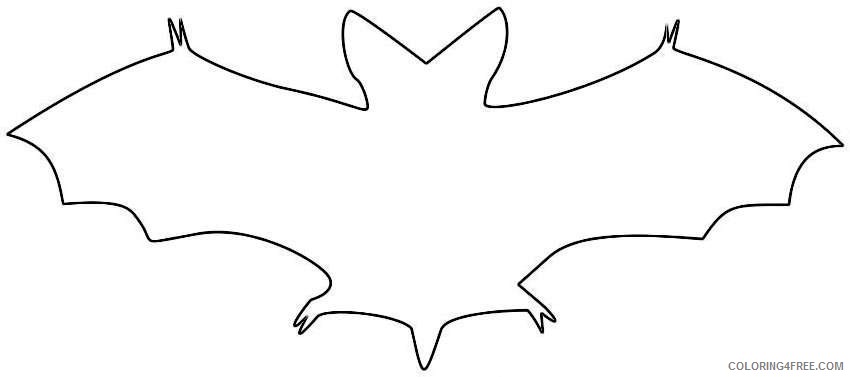 halloween bat black and white 2 coloring