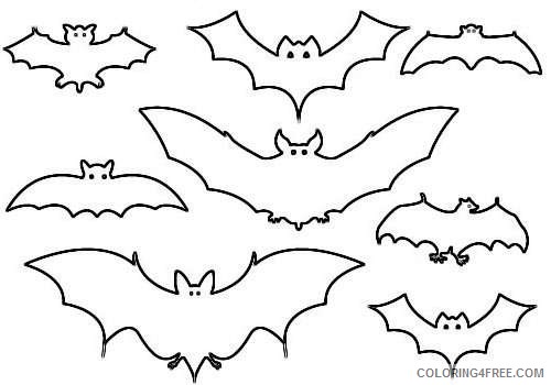 halloween bat silhouette packcategory halloween CZZS17 coloring